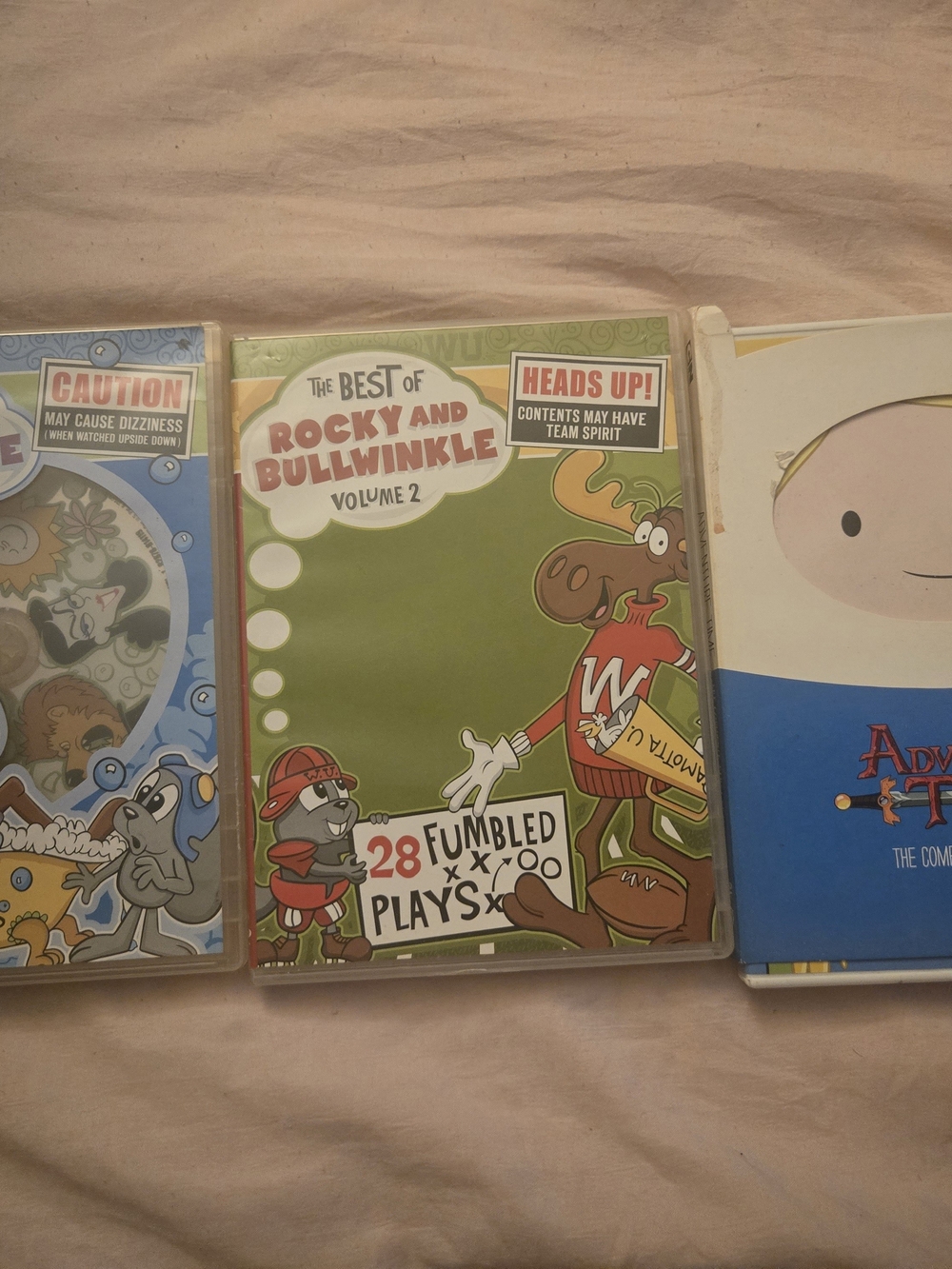 The Best of Rocky and Bullwinkle Volume 1&2 and Adventure Time Season 1
